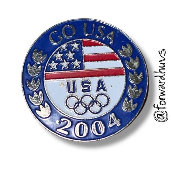 Bundle Sale 3 for $15 | Vintage 2004 Go USA Olympic Pin - Picture 3 of 8
